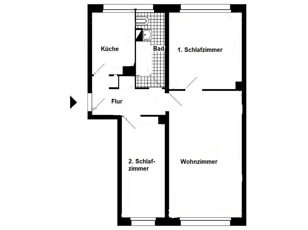 Gaestewohnung Heinrich-Heine-Strasse 8 Thale Exterior photo